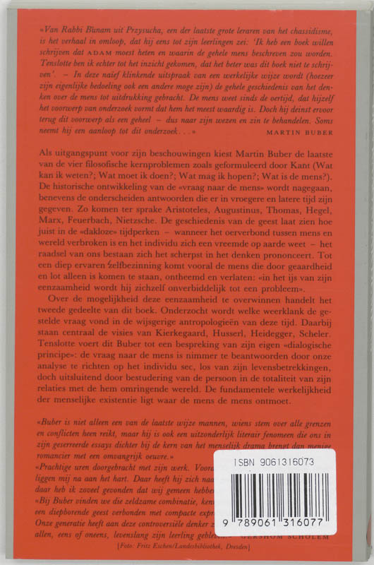 Vraag naar de mens achterkant