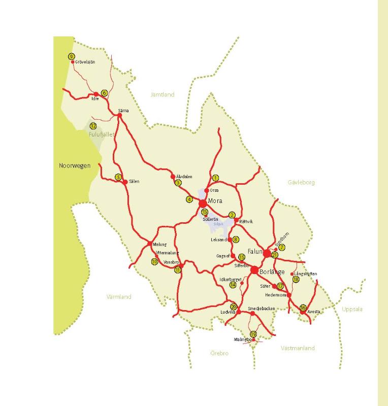 Wandelen in Dalarna achterkant