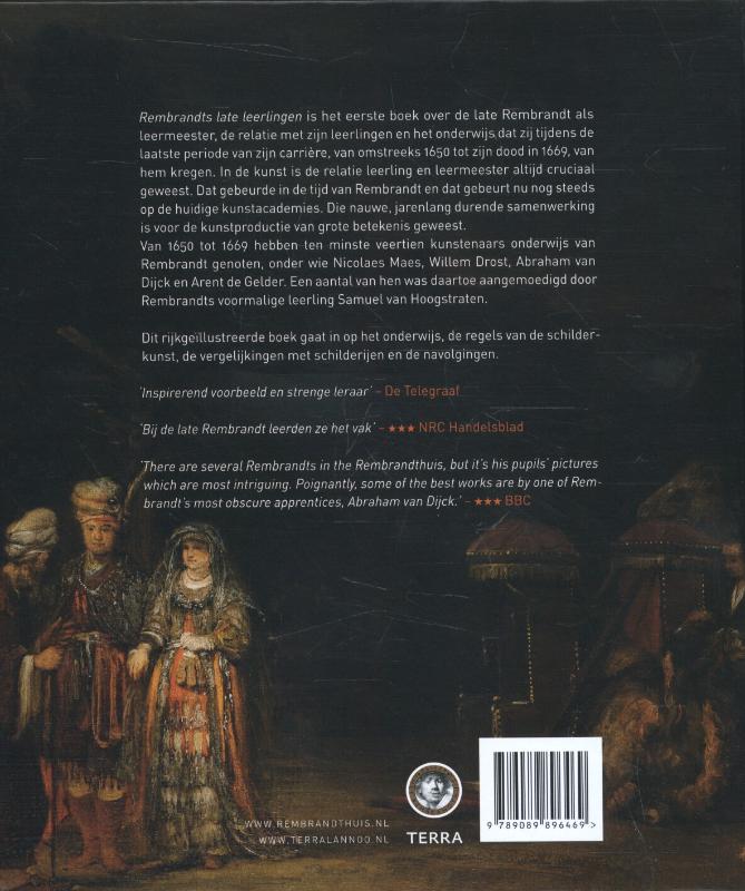 Rembrandts late leerlingen achterkant