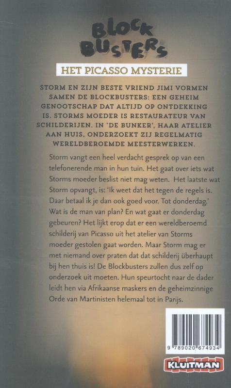 Het Picasso mysterie / Blockbusters achterkant
