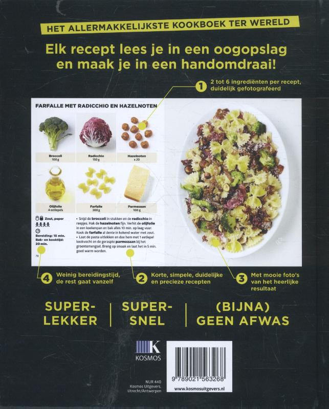 Het allermakkelijkste kookboek ter wereld achterkant