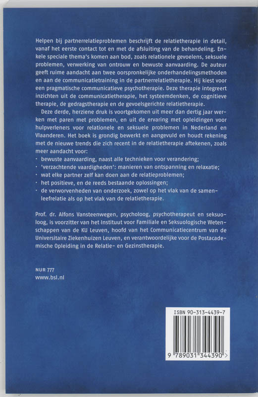 Helpen bij partnerrelatieproblemen achterkant