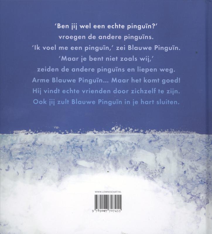Het lied van de blauwe pinguïn achterkant