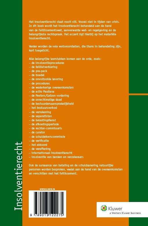 Insolventierecht achterkant