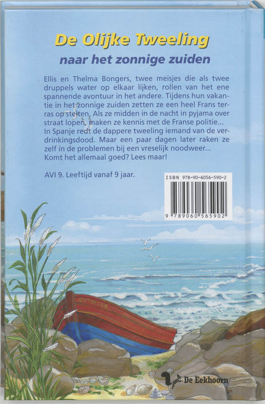 De olijke tweeling naar het zonnige zuiden / De olijke tweeling / 14 achterkant