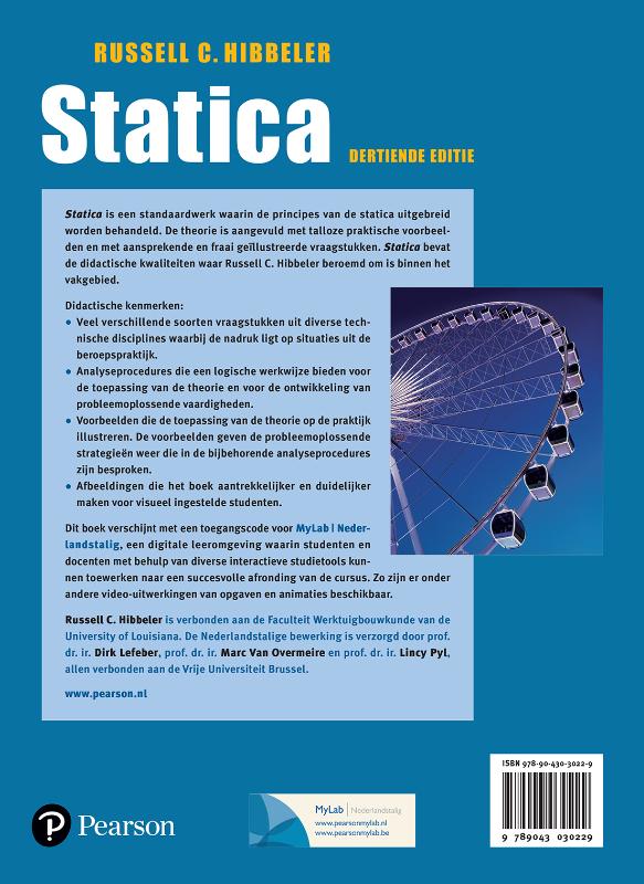 Staticamet met MyLab NL toegangscode achterkant