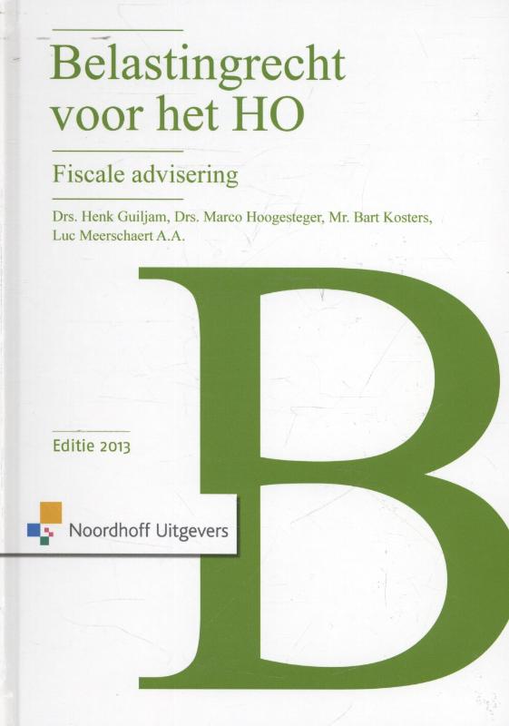 Belastingrecht voor het ho 2013