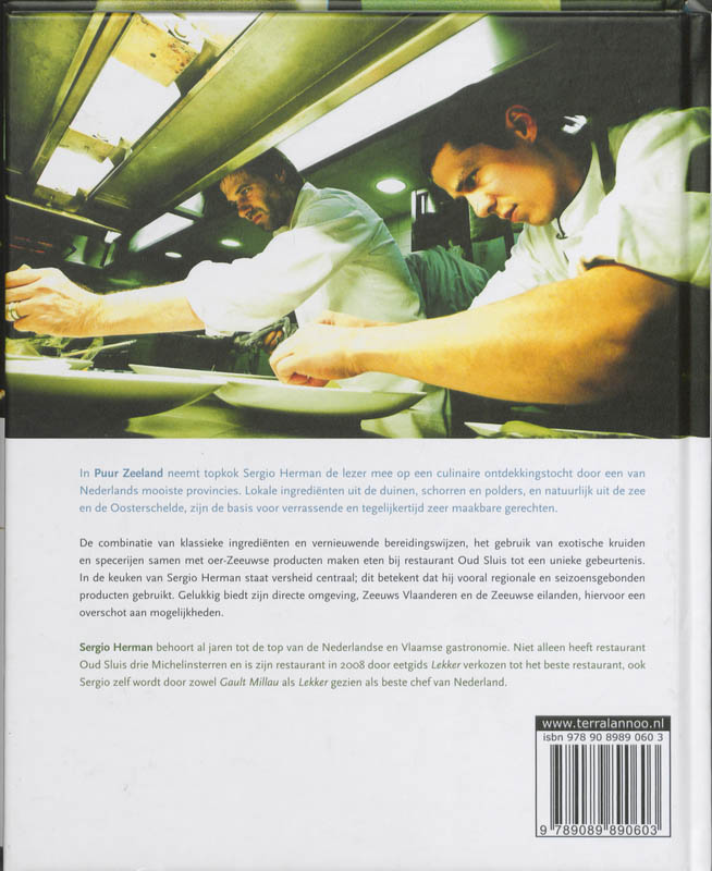 Puur Zeeland - Sergio Herman; Quinten Lange achterkant