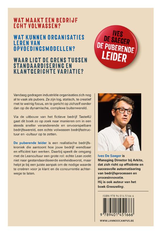 De puberende leider achterkant