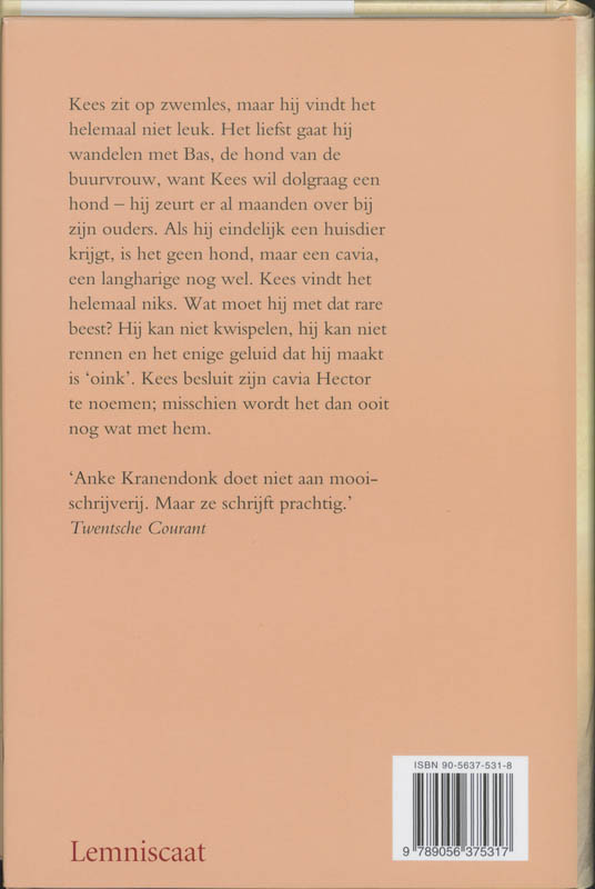 Liever een hond! - A. Kranendonk achterkant