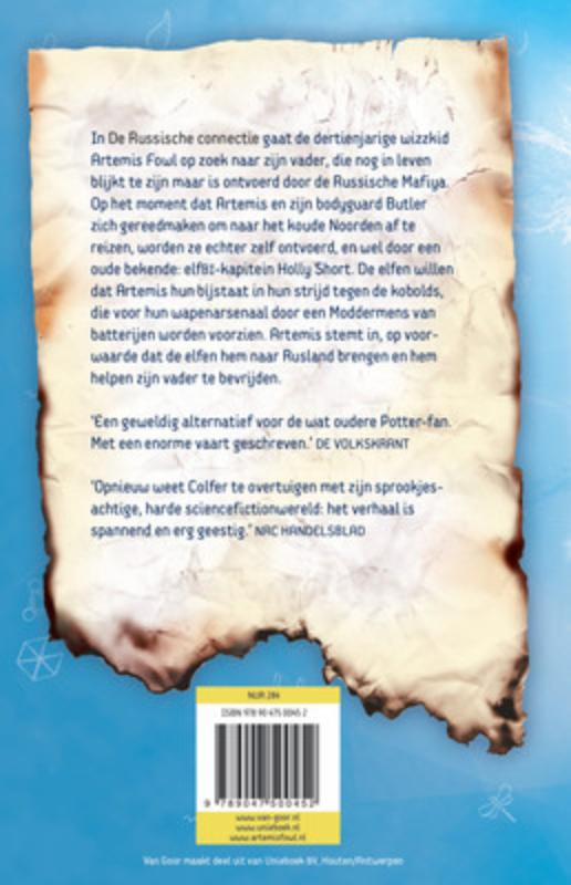 Artemis Fowl 2 -   De Russische connectie achterkant