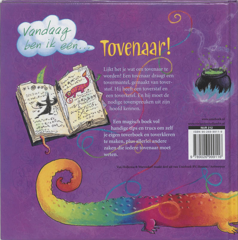 Vandaag Ben Ik Eentovenaar achterkant