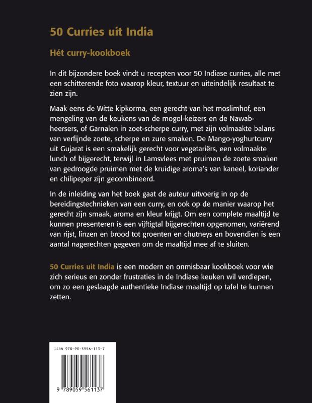 50 Curries uit India achterkant