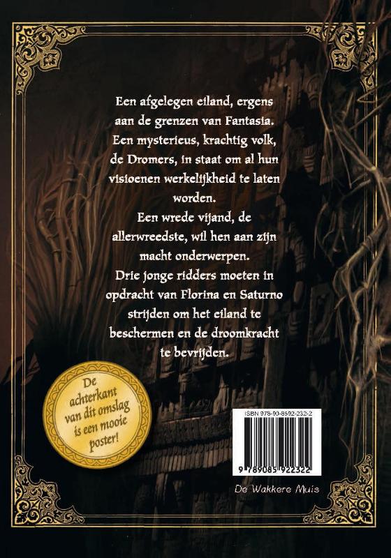 De Ridders van Fantasia 1 - Het Dromenlabyrint / Ridders van Fantasia / 1 achterkant