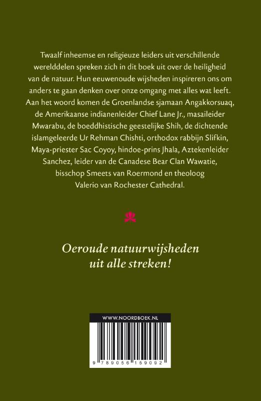 De heilige natuur achterkant