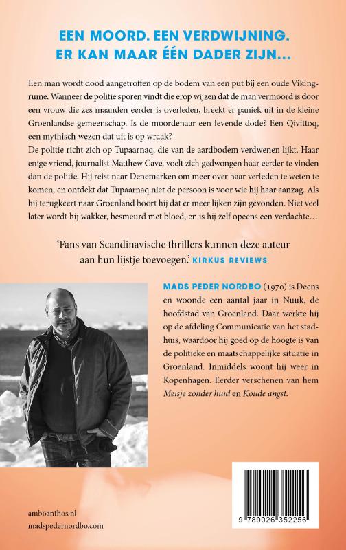 De vrouw met het dodenmasker achterkant