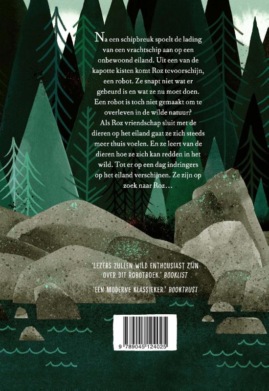 De wilde robot achterkant