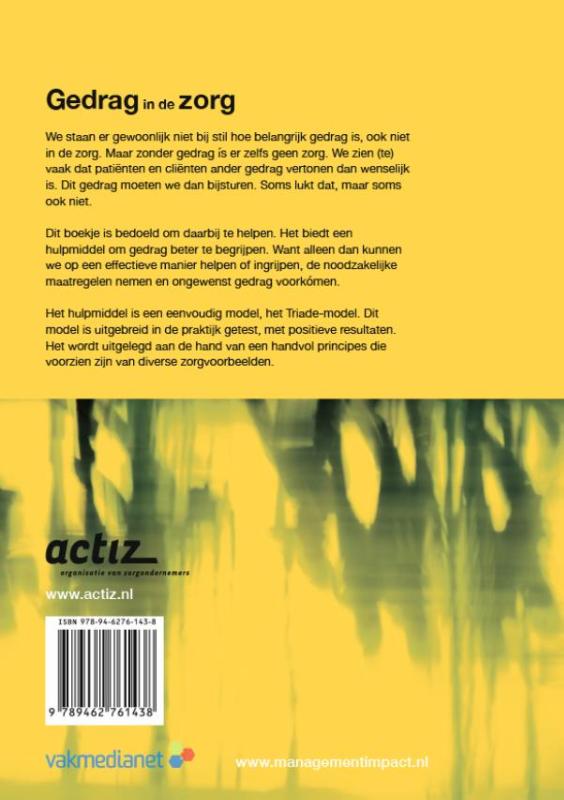 Gedrag in de zorg achterkant