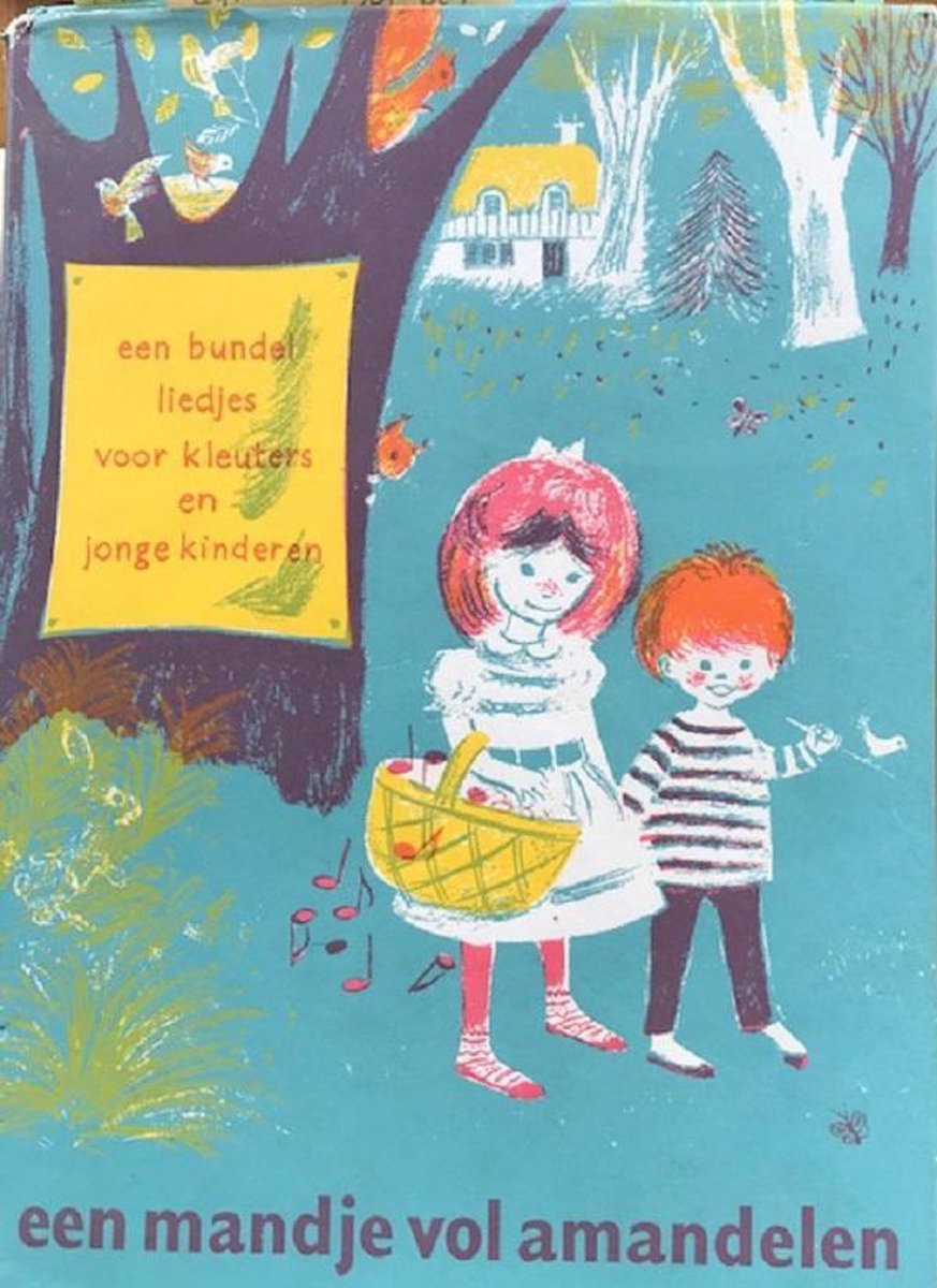 Een mandje vol amandelen