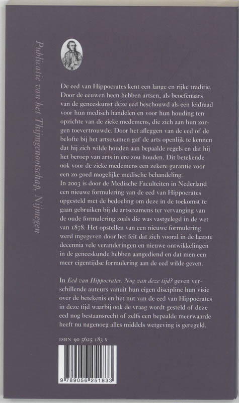 Annalen van het Thijmgenootschap 92.2 - Eed van Hippocrates achterkant