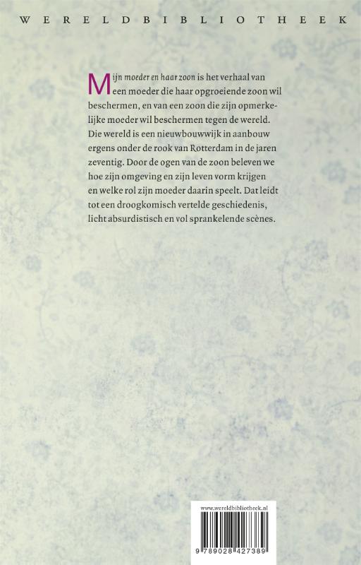 Mijn moeder en haar zoon achterkant