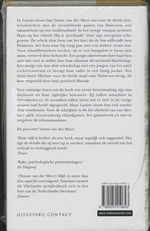 Laatste Seizoen achterkant