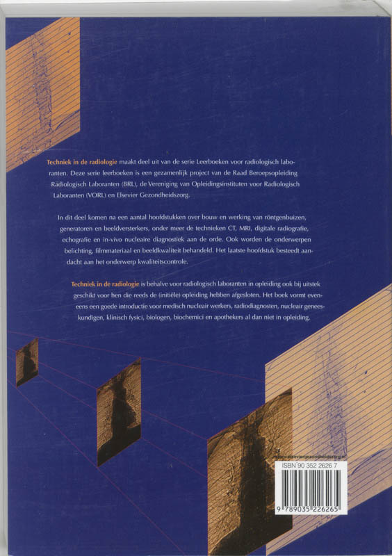 Techniek in de radiologie / Leerboeken voor radiologisch laboranten achterkant