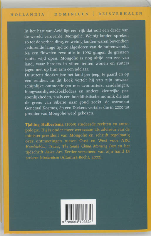 Steppeland / Hollandia Dominicus Reisverhalen achterkant