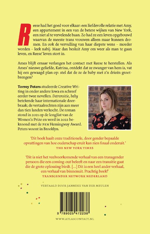 Detransitie, baby achterkant