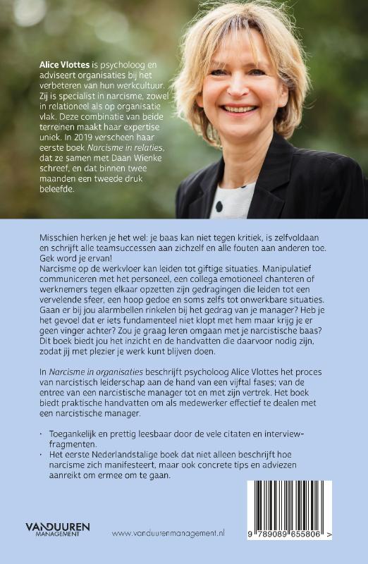 Narcisme in organisaties achterkant