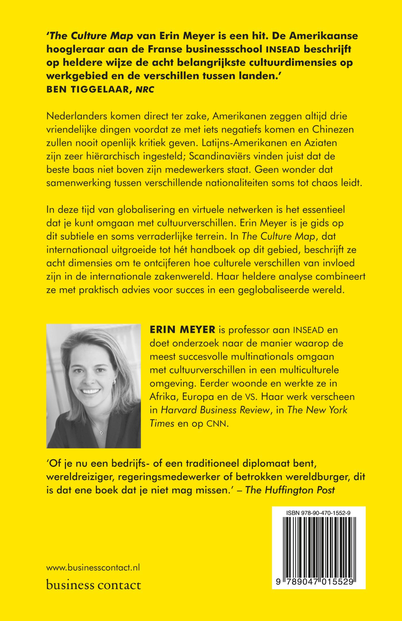 The Culture Map achterkant