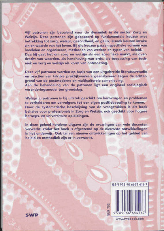 Welzijn in patronen achterkant