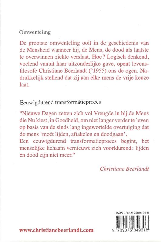 Nieuwe dagen achterkant