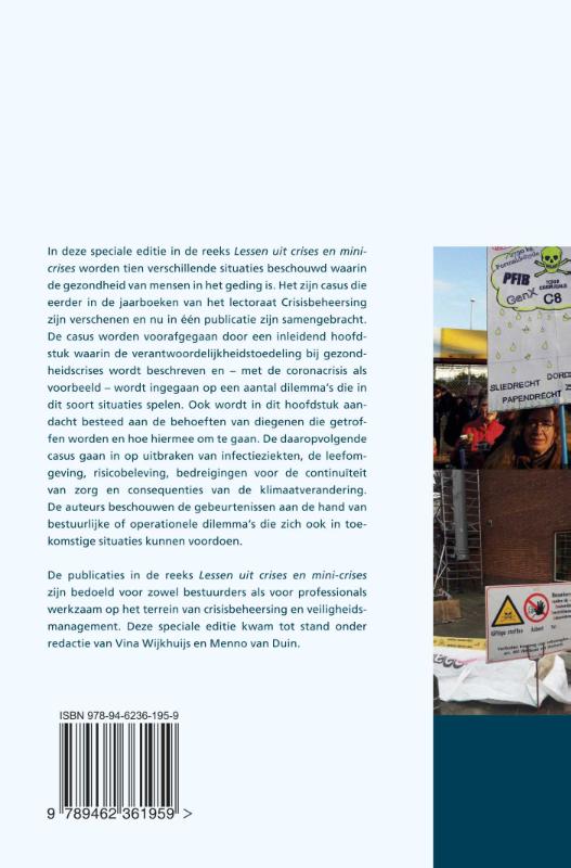 Lessen uit crises en mini-crises – Gezondheidscrises achterkant