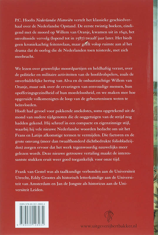 Nederlandse Historieen achterkant