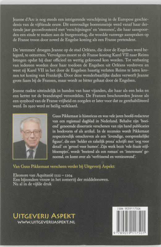 Jeanne d'Arc (1412-1431) achterkant