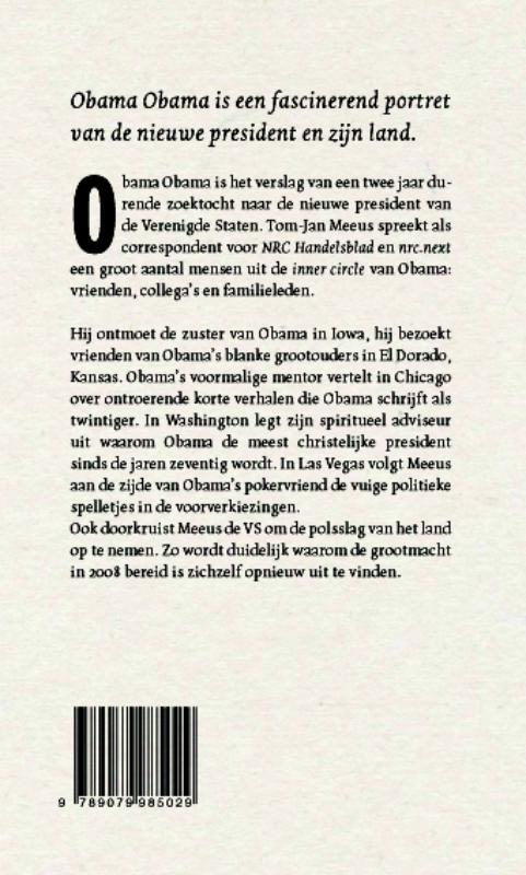 Obama Obama achterkant