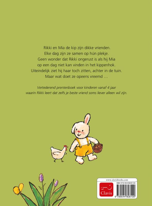 Rikki en Mia de kip / Rikki achterkant