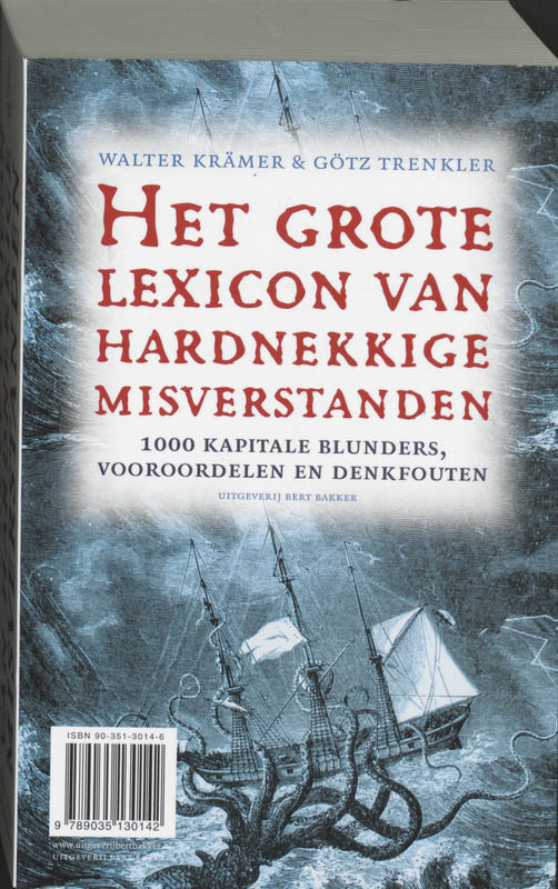 Grote Lexicon Van Hardnekkige Misverstanden achterkant