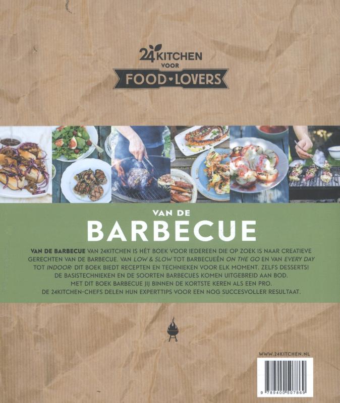 Van de barbecue achterkant