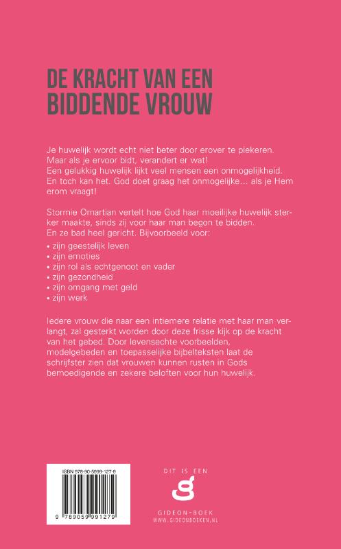 Kracht van een biddende vrouw, De achterkant