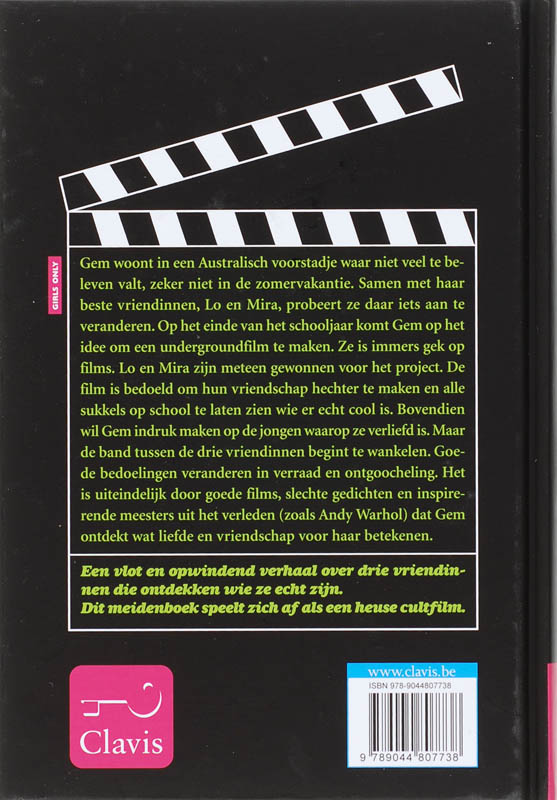 Bekentenissen van de teenage underground / Girls only achterkant