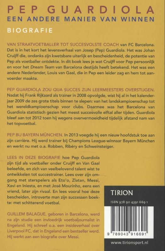 Pep Guardiola achterkant