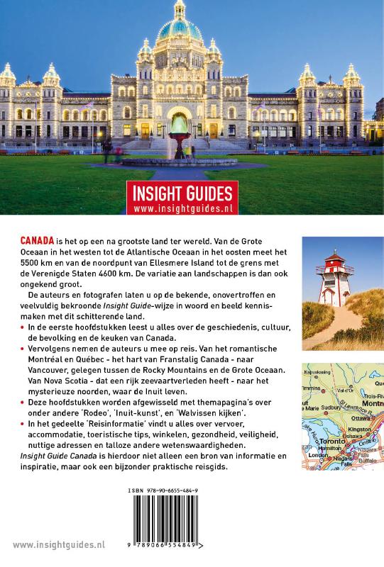 Insight guides - Canada achterkant