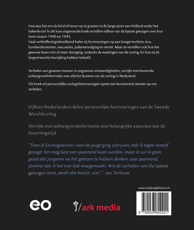 De laatste getuigen achterkant