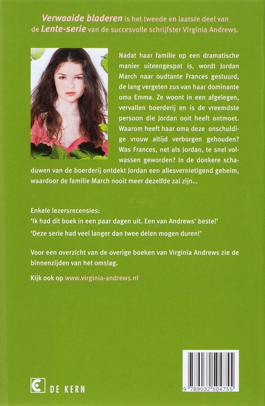 Lente-serie / 2 Verwaaide bladeren / Lente-serie achterkant