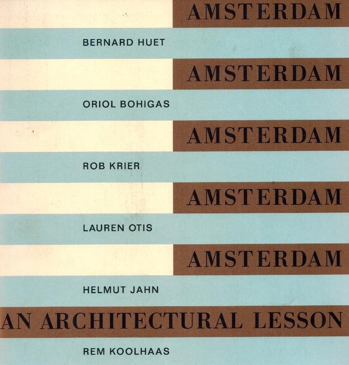 Amsterdam architectural lesson