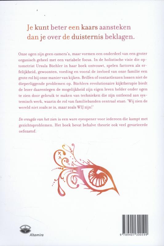 De vreugde van het zien achterkant