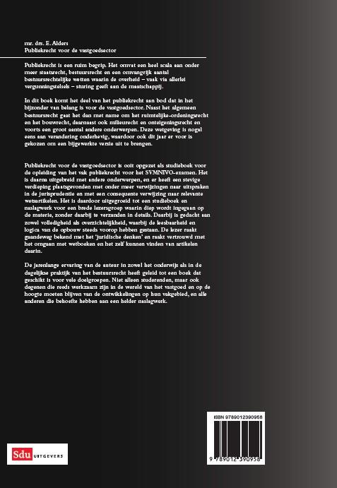 Publiekrecht voor de vastgoedsector 2013-2014 achterkant