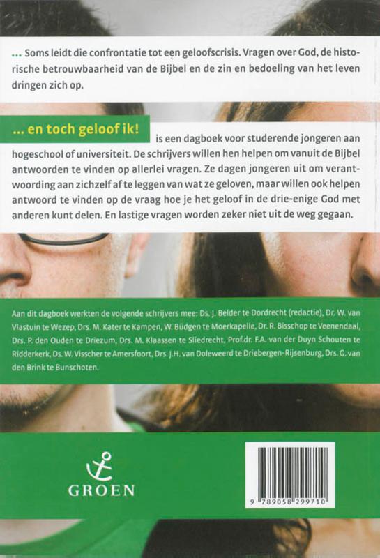 ... en toch geloof ik! achterkant